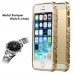 Stainless Aluminum Bumper Case for iPhone 5, Gold